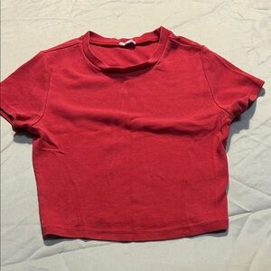 Garage Red Women's Crop Top